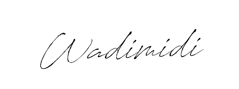 Create a beautiful signature design for name Wadimidi. With this signature (Antro_Vectra) fonts, you can make a handwritten signature for free. Wadimidi signature style 6 images and pictures png