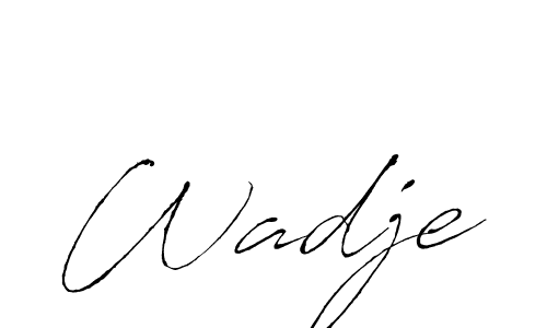 You should practise on your own different ways (Antro_Vectra) to write your name (Wadje) in signature. don't let someone else do it for you. Wadje signature style 6 images and pictures png