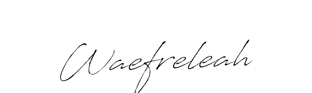 Design your own signature with our free online signature maker. With this signature software, you can create a handwritten (Antro_Vectra) signature for name Waefreleah. Waefreleah signature style 6 images and pictures png