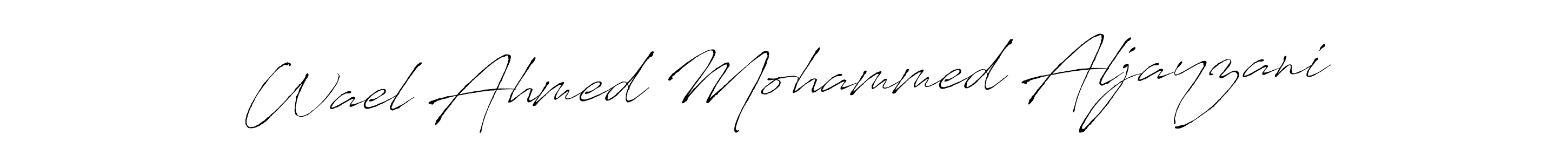 The best way (Antro_Vectra) to make a short signature is to pick only two or three words in your name. The name Wael Ahmed Mohammed Aljayzani include a total of six letters. For converting this name. Wael Ahmed Mohammed Aljayzani signature style 6 images and pictures png