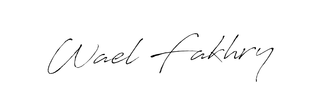 Also we have Wael Fakhry name is the best signature style. Create professional handwritten signature collection using Antro_Vectra autograph style. Wael Fakhry signature style 6 images and pictures png