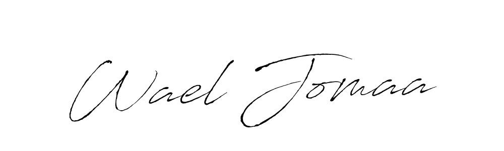 This is the best signature style for the Wael Jomaa name. Also you like these signature font (Antro_Vectra). Mix name signature. Wael Jomaa signature style 6 images and pictures png