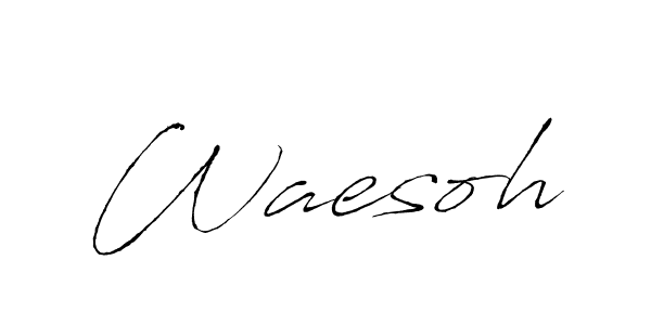How to make Waesoh name signature. Use Antro_Vectra style for creating short signs online. This is the latest handwritten sign. Waesoh signature style 6 images and pictures png