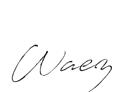 Antro_Vectra is a professional signature style that is perfect for those who want to add a touch of class to their signature. It is also a great choice for those who want to make their signature more unique. Get Waez name to fancy signature for free. Waez signature style 6 images and pictures png