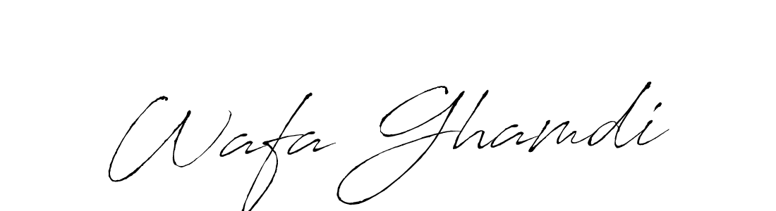 It looks lik you need a new signature style for name Wafa Ghamdi. Design unique handwritten (Antro_Vectra) signature with our free signature maker in just a few clicks. Wafa Ghamdi signature style 6 images and pictures png