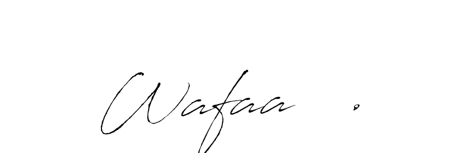 Make a beautiful signature design for name Wafaa   .. Use this online signature maker to create a handwritten signature for free. Wafaa   . signature style 6 images and pictures png