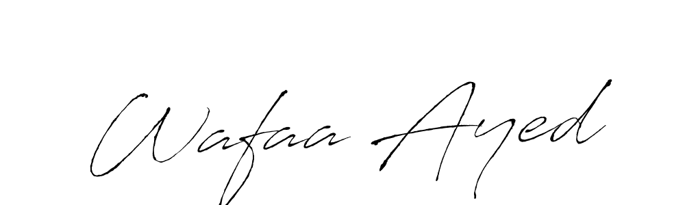 Also we have Wafaa Ayed name is the best signature style. Create professional handwritten signature collection using Antro_Vectra autograph style. Wafaa Ayed signature style 6 images and pictures png