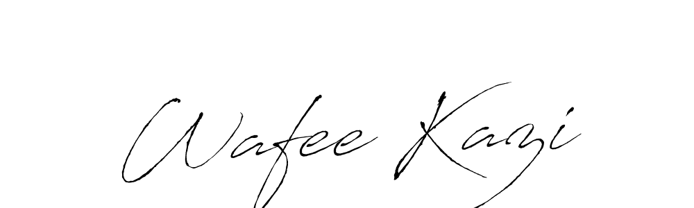 You should practise on your own different ways (Antro_Vectra) to write your name (Wafee Kazi) in signature. don't let someone else do it for you. Wafee Kazi signature style 6 images and pictures png