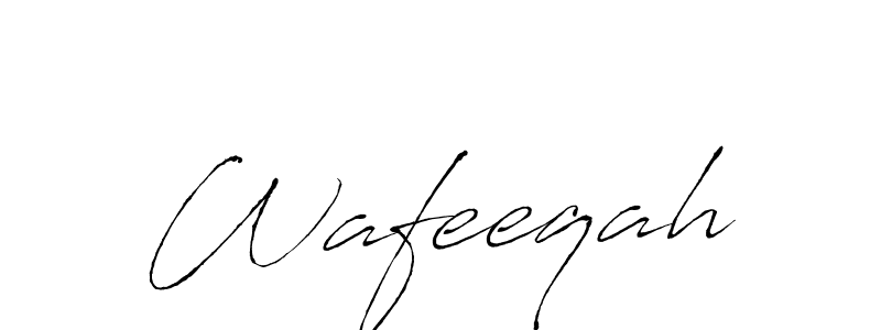 This is the best signature style for the Wafeeqah name. Also you like these signature font (Antro_Vectra). Mix name signature. Wafeeqah signature style 6 images and pictures png