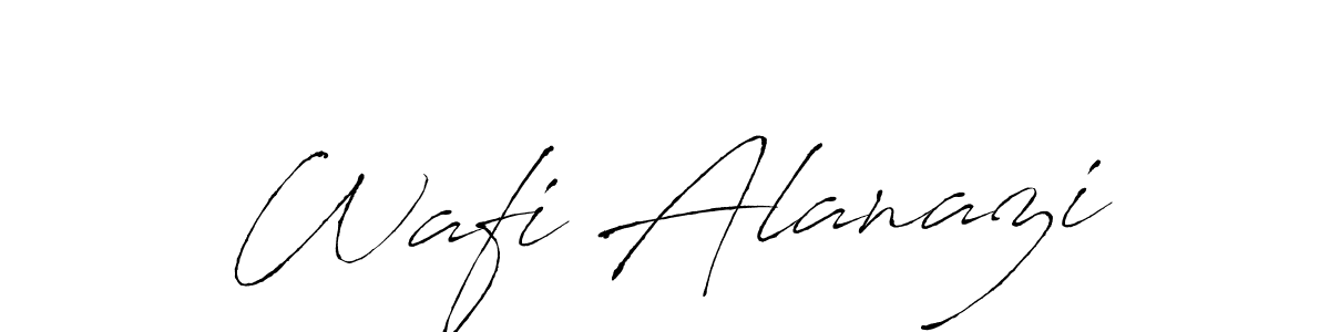 You should practise on your own different ways (Antro_Vectra) to write your name (Wafi Alanazi) in signature. don't let someone else do it for you. Wafi Alanazi signature style 6 images and pictures png