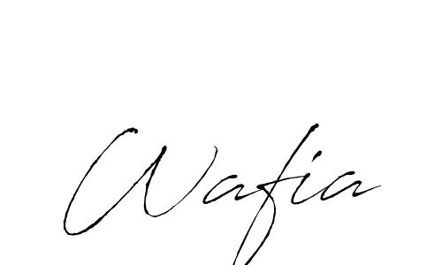 Create a beautiful signature design for name Wafia. With this signature (Antro_Vectra) fonts, you can make a handwritten signature for free. Wafia signature style 6 images and pictures png