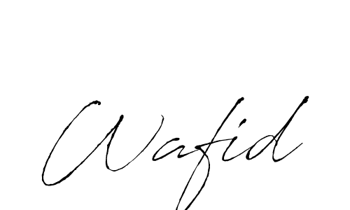 Use a signature maker to create a handwritten signature online. With this signature software, you can design (Antro_Vectra) your own signature for name Wafid. Wafid signature style 6 images and pictures png