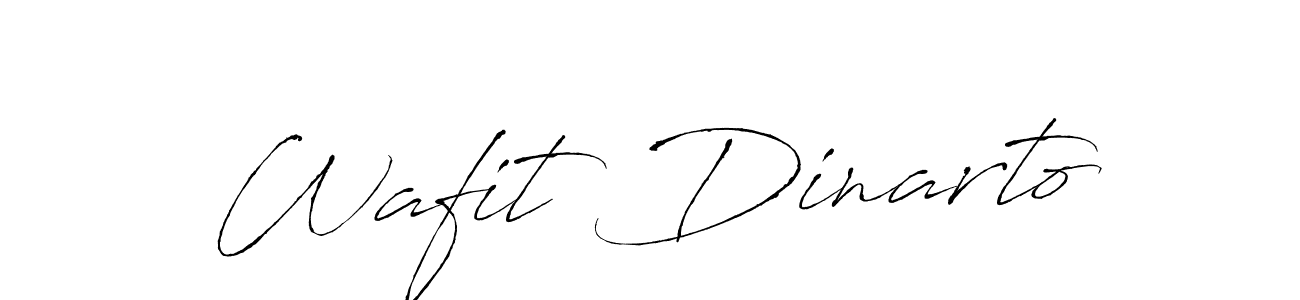 Make a short Wafit Dinarto signature style. Manage your documents anywhere anytime using Antro_Vectra. Create and add eSignatures, submit forms, share and send files easily. Wafit Dinarto signature style 6 images and pictures png
