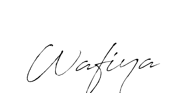 Similarly Antro_Vectra is the best handwritten signature design. Signature creator online .You can use it as an online autograph creator for name Wafiya. Wafiya signature style 6 images and pictures png