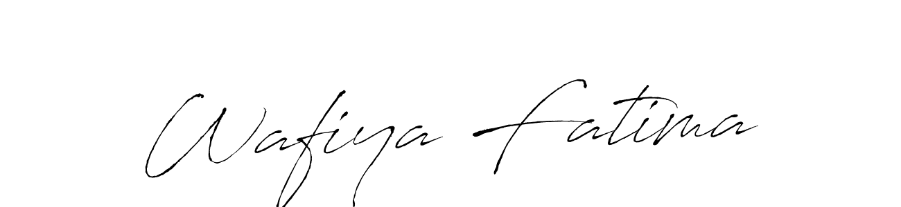 Similarly Antro_Vectra is the best handwritten signature design. Signature creator online .You can use it as an online autograph creator for name Wafiya Fatima. Wafiya Fatima signature style 6 images and pictures png