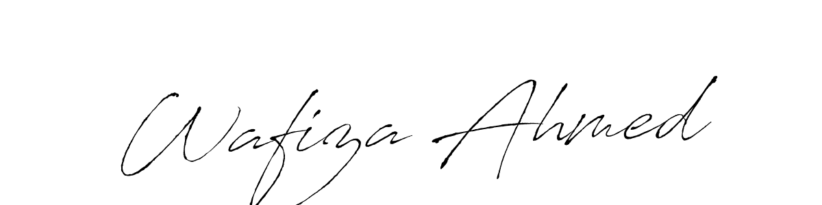 Make a beautiful signature design for name Wafiza Ahmed. Use this online signature maker to create a handwritten signature for free. Wafiza Ahmed signature style 6 images and pictures png