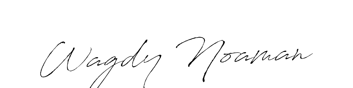 Use a signature maker to create a handwritten signature online. With this signature software, you can design (Antro_Vectra) your own signature for name Wagdy Noaman. Wagdy Noaman signature style 6 images and pictures png