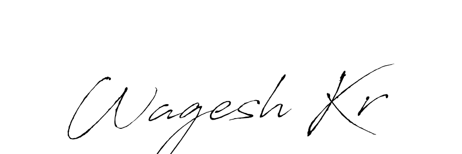 Create a beautiful signature design for name Wagesh Kr. With this signature (Antro_Vectra) fonts, you can make a handwritten signature for free. Wagesh Kr signature style 6 images and pictures png