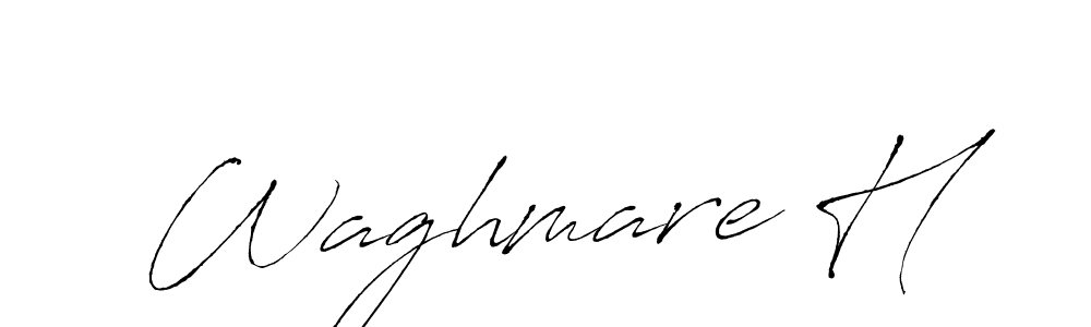 Once you've used our free online signature maker to create your best signature Antro_Vectra style, it's time to enjoy all of the benefits that Waghmare H name signing documents. Waghmare H signature style 6 images and pictures png