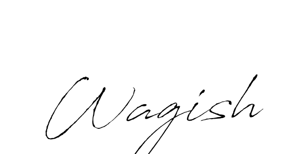 How to make Wagish signature? Antro_Vectra is a professional autograph style. Create handwritten signature for Wagish name. Wagish signature style 6 images and pictures png