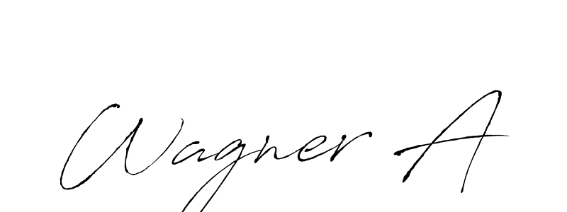 if you are searching for the best signature style for your name Wagner A. so please give up your signature search. here we have designed multiple signature styles  using Antro_Vectra. Wagner A signature style 6 images and pictures png