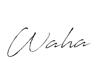 How to Draw Waha signature style? Antro_Vectra is a latest design signature styles for name Waha. Waha signature style 6 images and pictures png