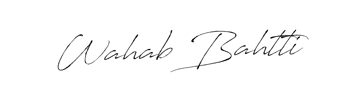 Once you've used our free online signature maker to create your best signature Antro_Vectra style, it's time to enjoy all of the benefits that Wahab Bahtti name signing documents. Wahab Bahtti signature style 6 images and pictures png