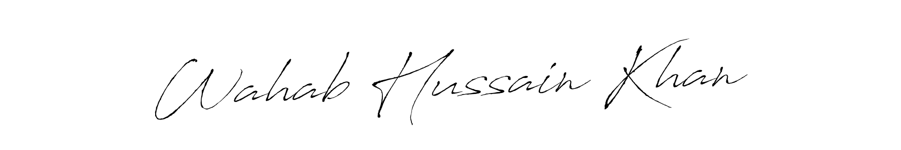 You can use this online signature creator to create a handwritten signature for the name Wahab Hussain Khan. This is the best online autograph maker. Wahab Hussain Khan signature style 6 images and pictures png