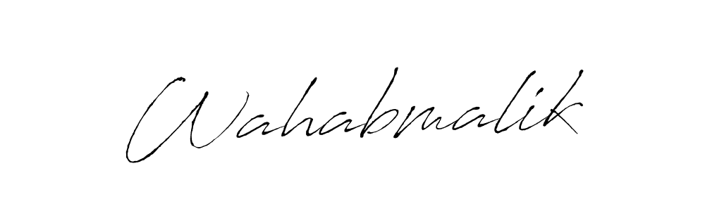 It looks lik you need a new signature style for name Wahabmalik. Design unique handwritten (Antro_Vectra) signature with our free signature maker in just a few clicks. Wahabmalik signature style 6 images and pictures png