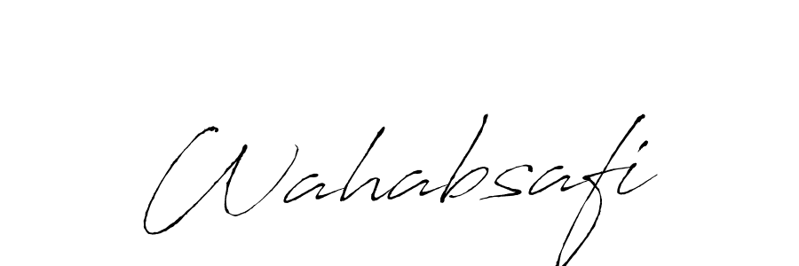 How to make Wahabsafi name signature. Use Antro_Vectra style for creating short signs online. This is the latest handwritten sign. Wahabsafi signature style 6 images and pictures png