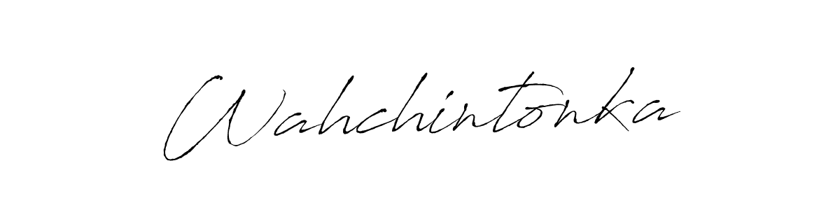 This is the best signature style for the Wahchintonka name. Also you like these signature font (Antro_Vectra). Mix name signature. Wahchintonka signature style 6 images and pictures png