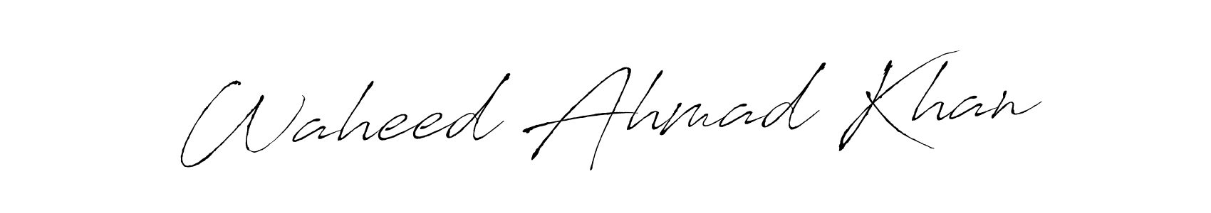 Use a signature maker to create a handwritten signature online. With this signature software, you can design (Antro_Vectra) your own signature for name Waheed Ahmad Khan. Waheed Ahmad Khan signature style 6 images and pictures png