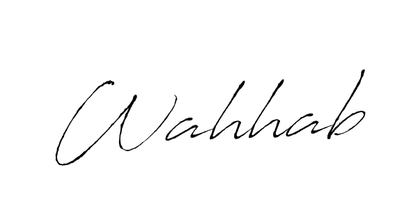 if you are searching for the best signature style for your name Wahhab. so please give up your signature search. here we have designed multiple signature styles  using Antro_Vectra. Wahhab signature style 6 images and pictures png