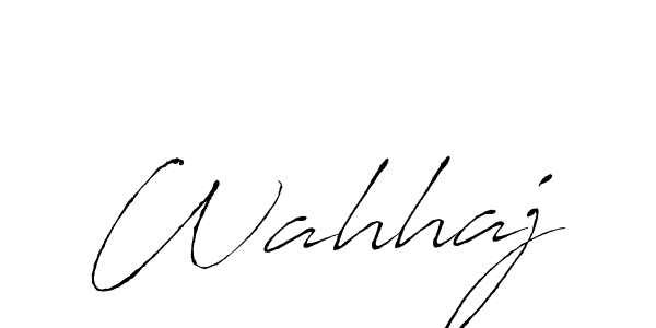 Make a beautiful signature design for name Wahhaj. Use this online signature maker to create a handwritten signature for free. Wahhaj signature style 6 images and pictures png