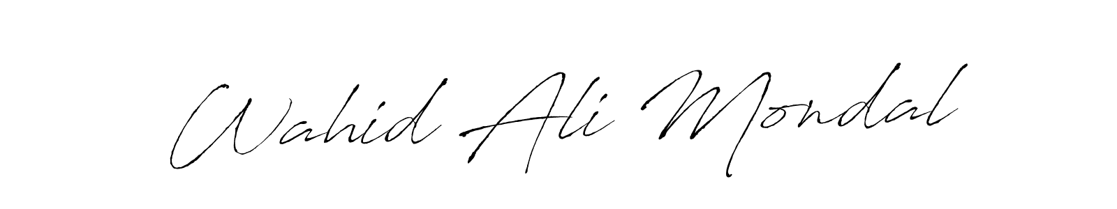 You can use this online signature creator to create a handwritten signature for the name Wahid Ali Mondal. This is the best online autograph maker. Wahid Ali Mondal signature style 6 images and pictures png