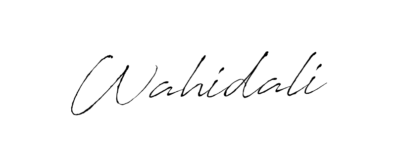 Also You can easily find your signature by using the search form. We will create Wahidali name handwritten signature images for you free of cost using Antro_Vectra sign style. Wahidali signature style 6 images and pictures png