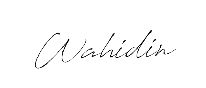 The best way (Antro_Vectra) to make a short signature is to pick only two or three words in your name. The name Wahidin include a total of six letters. For converting this name. Wahidin signature style 6 images and pictures png