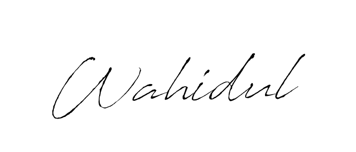 Make a beautiful signature design for name Wahidul. Use this online signature maker to create a handwritten signature for free. Wahidul signature style 6 images and pictures png