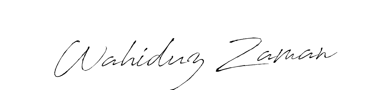 It looks lik you need a new signature style for name Wahiduz Zaman. Design unique handwritten (Antro_Vectra) signature with our free signature maker in just a few clicks. Wahiduz Zaman signature style 6 images and pictures png