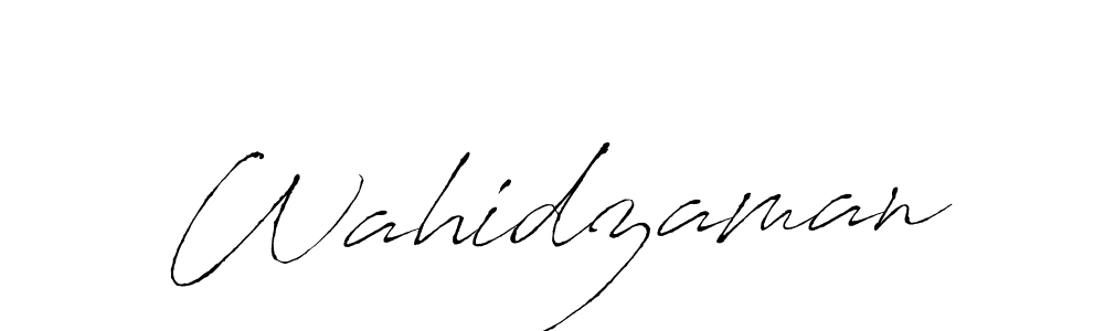 How to make Wahidzaman signature? Antro_Vectra is a professional autograph style. Create handwritten signature for Wahidzaman name. Wahidzaman signature style 6 images and pictures png