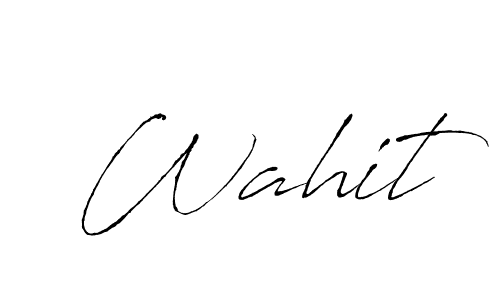 Antro_Vectra is a professional signature style that is perfect for those who want to add a touch of class to their signature. It is also a great choice for those who want to make their signature more unique. Get Wahit name to fancy signature for free. Wahit signature style 6 images and pictures png