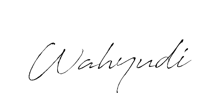 Once you've used our free online signature maker to create your best signature Antro_Vectra style, it's time to enjoy all of the benefits that Wahyudi name signing documents. Wahyudi signature style 6 images and pictures png