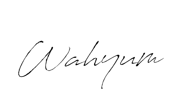 It looks lik you need a new signature style for name Wahyum. Design unique handwritten (Antro_Vectra) signature with our free signature maker in just a few clicks. Wahyum signature style 6 images and pictures png
