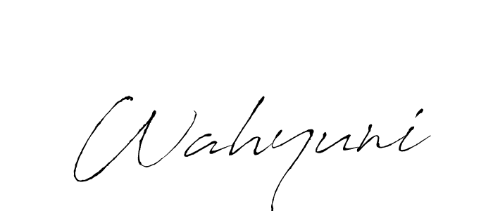 Make a short Wahyuni signature style. Manage your documents anywhere anytime using Antro_Vectra. Create and add eSignatures, submit forms, share and send files easily. Wahyuni signature style 6 images and pictures png