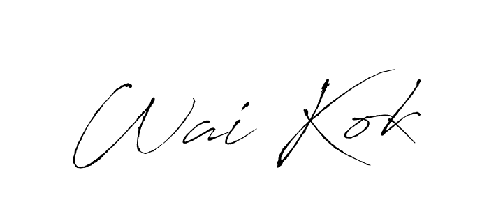 Make a beautiful signature design for name Wai Kok. Use this online signature maker to create a handwritten signature for free. Wai Kok signature style 6 images and pictures png