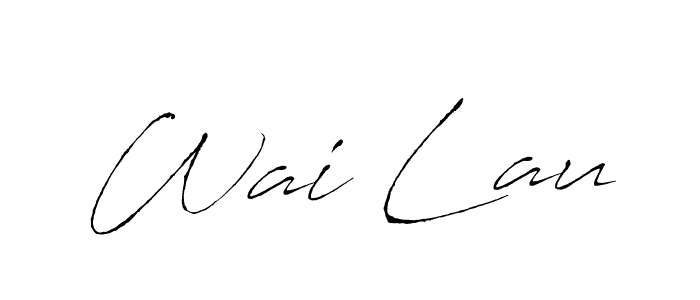 You should practise on your own different ways (Antro_Vectra) to write your name (Wai Lau) in signature. don't let someone else do it for you. Wai Lau signature style 6 images and pictures png