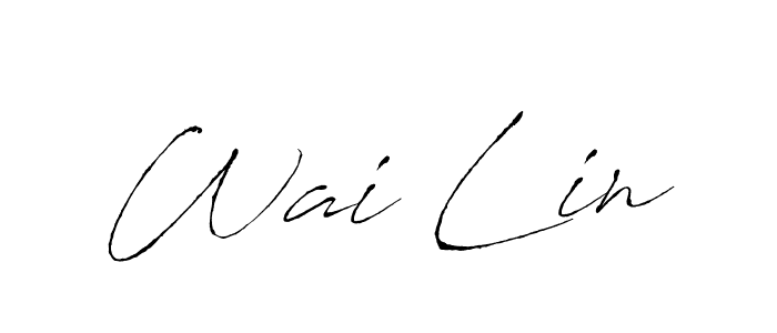 if you are searching for the best signature style for your name Wai Lin. so please give up your signature search. here we have designed multiple signature styles  using Antro_Vectra. Wai Lin signature style 6 images and pictures png