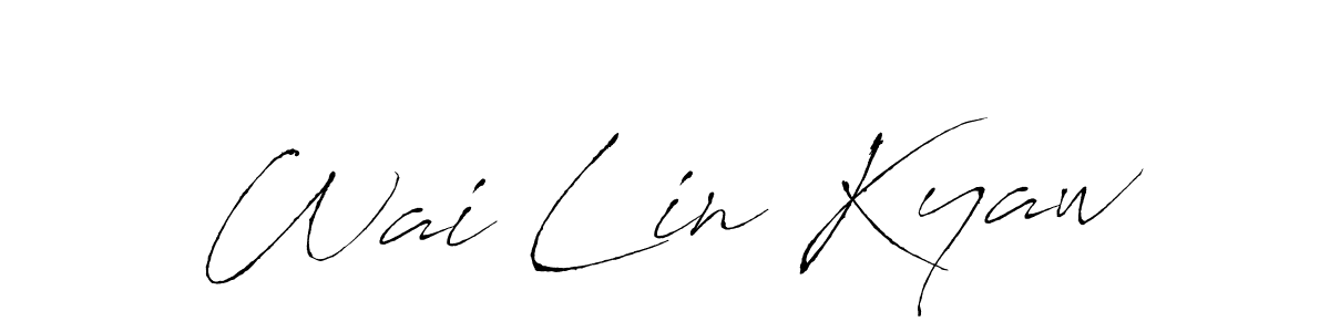 Make a beautiful signature design for name Wai Lin Kyaw. Use this online signature maker to create a handwritten signature for free. Wai Lin Kyaw signature style 6 images and pictures png