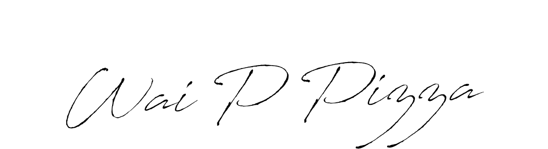 The best way (Antro_Vectra) to make a short signature is to pick only two or three words in your name. The name Wai P Pizza include a total of six letters. For converting this name. Wai P Pizza signature style 6 images and pictures png