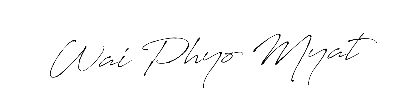 Make a short Wai Phyo Myat signature style. Manage your documents anywhere anytime using Antro_Vectra. Create and add eSignatures, submit forms, share and send files easily. Wai Phyo Myat signature style 6 images and pictures png
